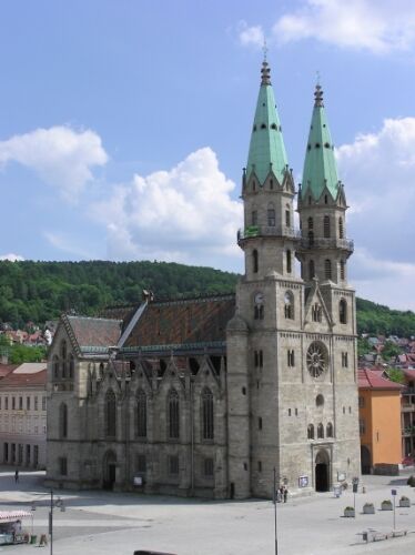 Stadtkirche auf dem Meininger Marktplatz