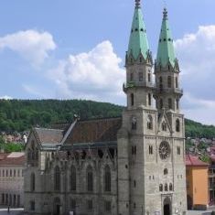 Stadtkirche auf dem Meininger Marktplatz