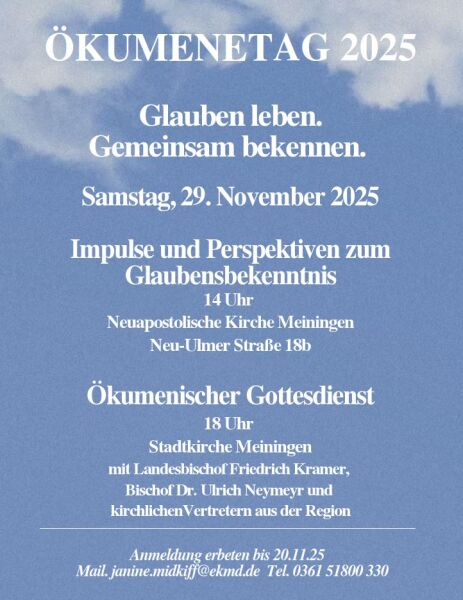 Plakat Ökumenetag 2025