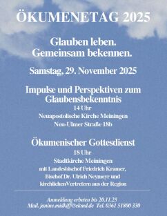 Plakat Ökumenetag 2025