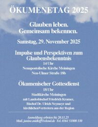 Plakat Ökumenetag 2025