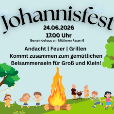 Johannisfest 2026 Plakat quer