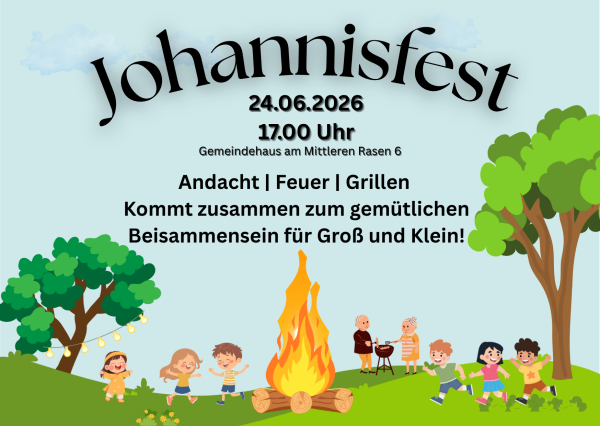 Johannisfest 2026 Plakat quer