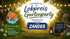 Lobpreis Gartenparty Plakat